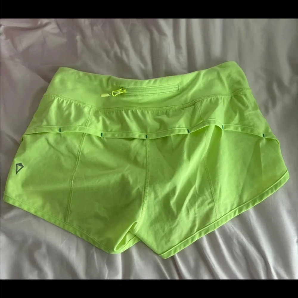 ivivva by lululemon yellow speed up shorts - Picture 1 of 3